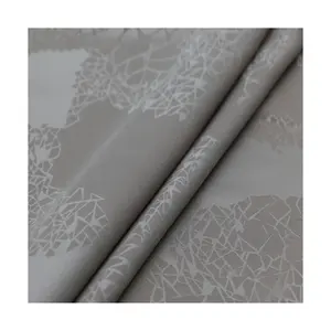 High Quality Wrinkle Resistant Strech Custom Design Jacquard 100% Polyester Satin Fabric for dress