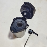 Termo Portátil de Acero Inoxidable de Doble Pared para Agua, Té, Mate y Bebidas Calientes