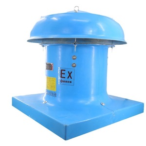 Ventilador Axial a Prueba de Explosiones DWT-I-9, Ventilador de Techo de FRP, Azul, Bajo Nivel de Ruido - Product Image 4