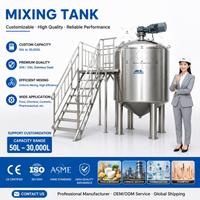 Mélangeur homogénéisateur en acier inoxydable Ace 100L pour produits chimiques, cire, déodorant, baume à lèvres – Équipement de chauffage et de mélange
