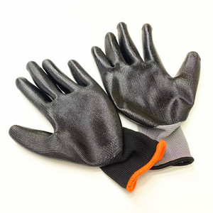 Guantes De Nitrilo De Alta Destreza, Guantes De Protección De Poliéster Personalizados, Guantes De Seguridad De Trabajo De Jardín Industrial A Prueba De Grasa Ligera - Product Image 2