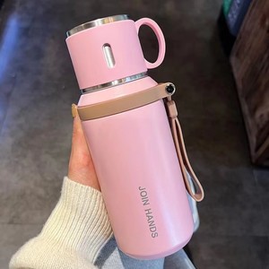 Nouveau Gobelet Isotherme Tendance en Acier Inoxydable de 600 ml pour Étudiants, Hommes et Femmes, Séparation Eau/Thé, Portable pour Sports de Plein Air - Product Image 4
