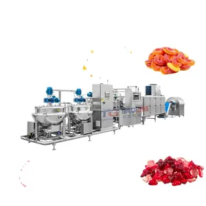 Servo controlled gum drops fruit jelly manufacturing machine gummy candy making machine