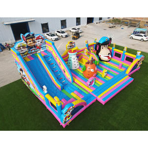 Château gonflable commercial de grande taille à montage rapide, combo chien à pattes, aire de jeux gonflable pour enfants et adultes, garantie de 3 ans, 5-10 - Product Image 4