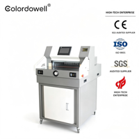 Machine à découper le papier électrique WD-4908M, largeur de travail 490 mm, épaisseur de coupe 80 mm, coupe-papier à guillotine