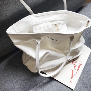 Sac fourre-tout en toile pour femmes, fourre-tout à la mode, étudiant coréen, sac à provisions en tissu de coton décontracté pour dames, grands sacs à main pour dames, <span class=keywords><strong>2022</strong></span> - Product Image 3