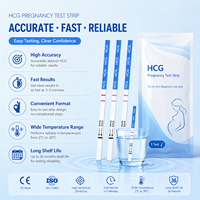 Bandelette de test de grossesse rapide HCG, lecture facile, test de grossesse urinaire