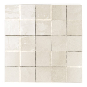 Piastrelle in Osso di Marocco 10x10 Cm 8 Mm Lucide con Bordi Irregolari - Product Image 1