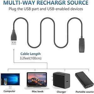 Compatible avec les montres <span class=keywords><strong>Garmin</strong></span>, câbles de charge, câbles de données, docks de charge <span class=keywords><strong>Fenix</strong></span> et chargeurs Venu Quatix. - Product Image 5
