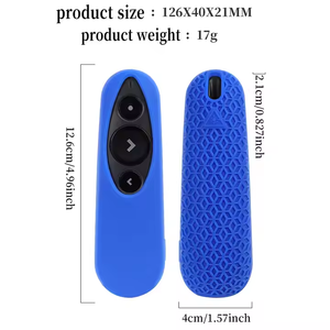 ใหม่ฝาครอบซิลิโคนสำหรับ <span class=keywords><strong>Logitech</strong></span> การนำเสนอ R500s การควบคุมระยะไกลฟังก์ชั่นที่กำหนดเองคลิกเกอร์พลาสติกรหัสกลิ้งใช้ในบ้าน - Product Image 3