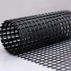 Géogrille composite 100KN en fibre de verre de renfort routier de haute qualité avec revêtement en asphalte - Product Image 2