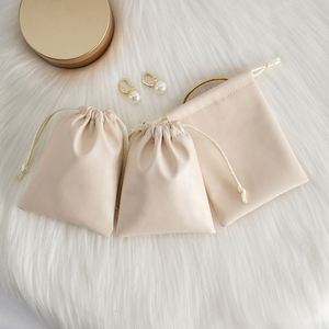 Exquisita Bolsa de Terciopelo para Guardar Joyas, con Logotipo Personalizado, Reutilizable, Promocional, Pequeña Bolsa con Cordón, Reciclable, para Relojes y Joyas - Product Image 5