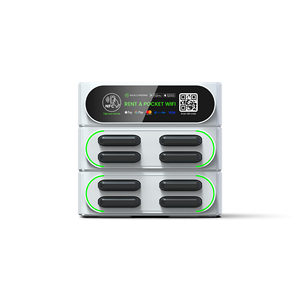 Chức năng 8 khe cắm <span class=keywords><strong>Stack</strong></span> 6000mAh 4 gam/Wifi sạc nhanh Powerbank Máy bán hàng tự động POS Mifi Trạm điện điện thoại di động chia sẻ trạm - Product Image 1