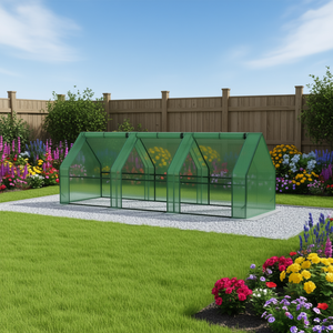 <b>Mini</b> Walk In Garden Greenhouse Pvc <b>Frame</b> 4 Section For Outdoor Use - Product Image 2