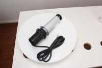 Prise de courant escamotable manuelle avec 2 prises italiennes et 2 ports USB de charge pour bureau, cuisine, salle de conférence