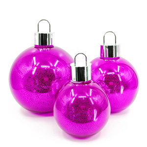 Bola <span class=keywords><strong>de</strong></span> cristal <span class=keywords><strong>de</strong></span> mercurio rojo antiguo, esfera <span class=keywords><strong>de</strong></span> sobremesa <span class=keywords><strong>de</strong></span> <span class=keywords><strong>Navidad</strong></span>, ornamento <span class=keywords><strong>de</strong></span> gran tamaño <span class=keywords><strong>con</strong></span> luces LED, 20/25/30 - Product Image 4