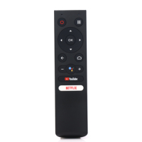 Télécommande vocale Bluetooth Doty Smart 2.4G pour boîtier Android TV avec indicateur LED et design souris en silicone caoutchouté