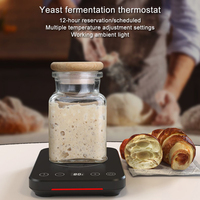 Chauffe-démarreur de levain intelligent et portable avec écran numérique, contrôle thermostatique 70-100°F, minuterie automatique 0-12 heures, pour cuisine domestique