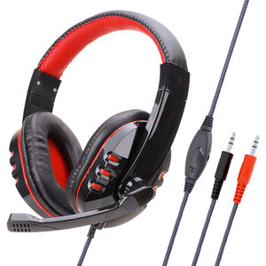 Alta calidad barato OEM Auriculares auriculares PC auriculares y auriculares gamer con cable estéreo auriculares con micrófono para juegos - Product Image 6