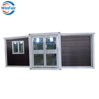 WinFair Mobile Homes Maison préfabriquée portable pliable 30Ft Chine 20Ft 2 chambres Conteneur extensible avec salle de bain