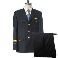 Uniformes de Piloto de Escuela de Aviación para Certificación en Simulación de Vuelo y Aptos para Captura de Movimiento