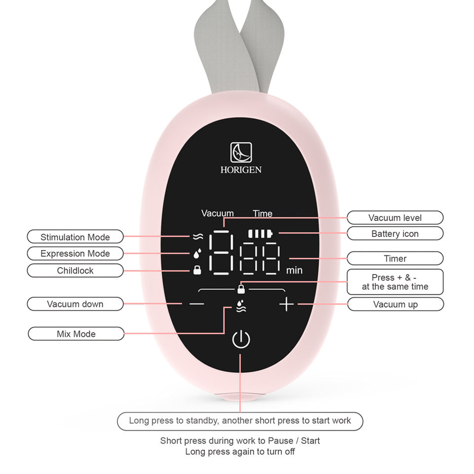 Factory Oem Custom Wearable In-Bra Silicone Milk Collection Cups Breastpump Electric Hands Free Double Breast Pump