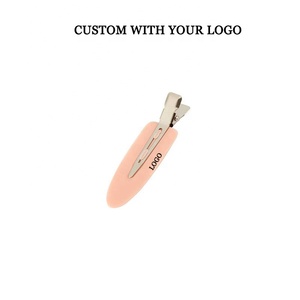 Pinzas de Pelo de Plástico al por Mayor con Logotipo Personalizado, Pinzas de Estilismo Negras, Blancas y Rosas, Pinzas Pequeñas para Peluquería, Maquillaje Diario para Niñas - Product Image 5