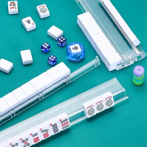 Support et poussoir en acrylique transparent pour Mahjong – Supports modernes pour tuiles de Mahjong américain - Product Image 3