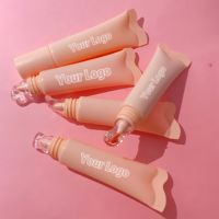 Brillant à lèvres végétalien personnalisé Brillant à lèvres minéral imperméable dans des tubes à presser avec marque privée