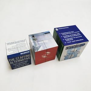 Promotional Custom Photo Printing Folding Calendar Magic Cube