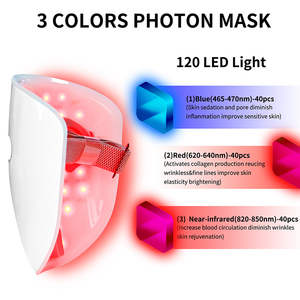 Produits Tendances 2025 Nouveautés Masque Facial de Thérapie par Lumière Rouge avec Télécommande et Écran LCD Masque Premium Bleu et Ambre pour la <span class=keywords><strong>Beauté</strong></span> - Product Image 6