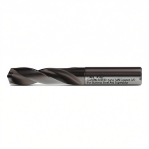 Foret en carbure Ttake TA1022, revêtement Nano TiAlN, 3xD, pour acier inoxydable et superalliages - Product Image 2
