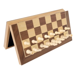 Set di Scacchi <span class=keywords><strong>in</strong></span> <span class=keywords><strong>Legno</strong></span> Ecologico Fatto a Mano OEM per Bambini, Uso Interno, Scacchiera Magnetica Pieghevole da Viaggio <span class=keywords><strong>in</strong></span> Feltro - Product Image 2