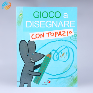 Diseño libre de Shenzhen de impresión de los niños libro de papel de dibujo con lápices de colores - Product Image 1
