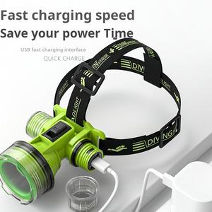 Lampe frontale LED COB haute puissance XINSITE Source de lumière étanche super brillante pour les activités de plein air avec une longue durée de vie de la batterie - Product Image 4