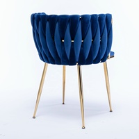 Fauteuil chaise longue à dossier haut en velours vert, capitonné, pour chambre et salon, design moderne et luxueux en tissu