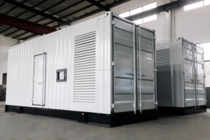 สถานีไฟฟ้าแบบตู้คอนเทนเนอร์ 1000kW 1200kW 1500kW เครื่องยนต์ SDEC สตาร์ทอัตโนมัติ สำหรับงานหนัก SHUNTONG POWER ST-1500GF Powe - Product Image 2