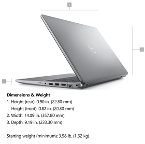 Station de travail <span class=keywords><strong>mobile</strong></span> 3590, ordinateur portable professionnel AI, Ultra7-155HvPro/32G/1TBSSD/15.6" Intel New I5 English Wireless - Product Image 6