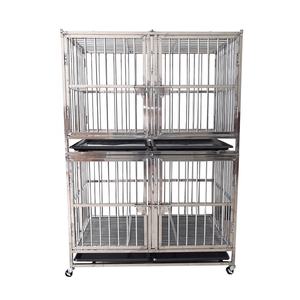 Kandang Lipat Hewan Peliharaan LIZE <span class=keywords><strong>PET</strong></span> Berkualitas Tinggi dari Baja Anti Karat, Peralatan Kandang yang Tahan Lama dalam Kemasan Kotak untuk Penggunaan Veteriner - Product Image 1