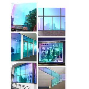 PET Material Eco-friendly Explosion-proof Self-adhesive Modern Dichroic Rainbow Iridescent Heat Insulation <b>Decorative</b> <b>Film</b> for - Product Image 5