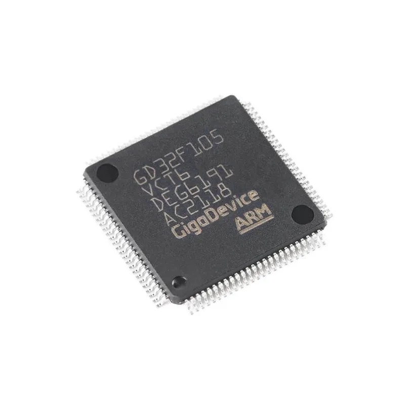 GD32F105VCT6 LQFP100 ARM Microcontrollers - MCU ARM CORTEX M3 MCU, LQFP100, Tr