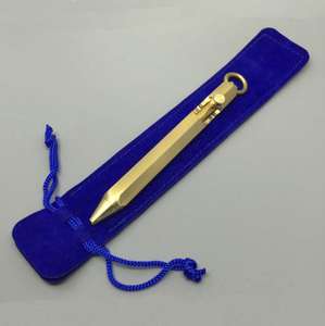 Skull Head Solid Brass <b>Pen</b>, Pocket Signature <b>Pen</b> - Product Image 2