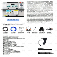 Machine de nettoyage à glace sèche T6 peut nettoyer les cartes de circuits imprimés PCBA Machine de nettoyage à glace sèche directe d'usine