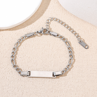 Bracelet personnalisé avec plaque de nom pour enfants Ywyougang, logo gravé, bijoux ajustables pour enfants, cadeau pour garçons et filles