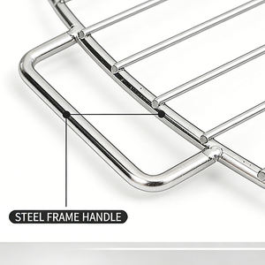 Bac à litière pour chien amélioré avec support pour tapis absorbant à parois hautes, bac d'apprentissage pour animaux de compagnie avec grille <span class=keywords><strong>en</strong></span> acier inoxydable pour chiots et petits chiens - Product Image 5