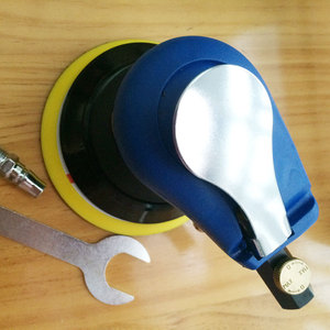Pulidora Neumática Sander 5 en 1 con Motor de Turbina, Accesorio Abrasivo de Gancho y Bucle Preparado para Aspiración - Product Image 4