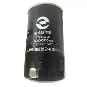 Piezas de maquinaria de construcción Motor diésel de Shanghai SDEC Motor SC4H SC7H Filtro de aceite de motor diésel S00005435 + 01 S00005435 01