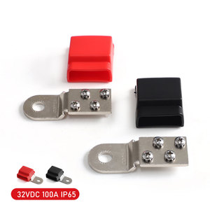 Bornes de batterie Blue Ocean 36V 100A rouge noir en acier inoxydable pour accessoires électriques de camping-car et de yacht - Product Image 4