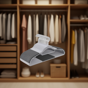 Perchas de Plástico para Ropa 23x21cm Antideslizantes para Almacenamiento en Armario - Product Image 2