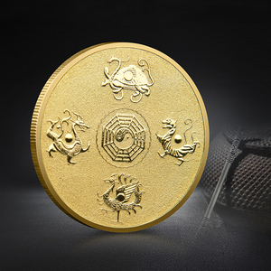 Personnalisez les douze signes du zodiaque chinois Collection 3D Animal Coins Metal Souvenir Coins - Product Image 4
